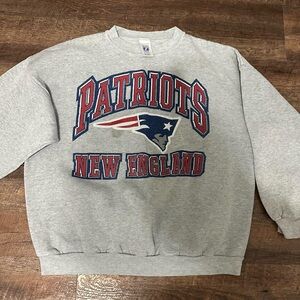New England Patriots Gray Sweatshirt